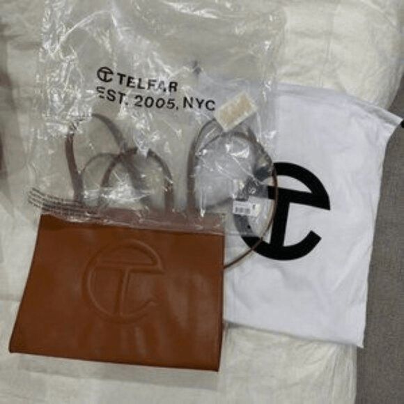 Telfar_Medium_Brown_Shopping_Bag - Picture 4 of 4